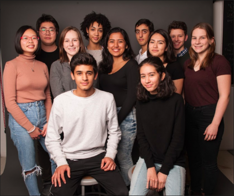 2017-2018 Student Council group photo.