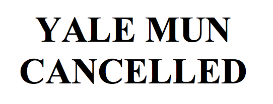 Cancellation of Yale MUN Conference Due to the Flu Virus